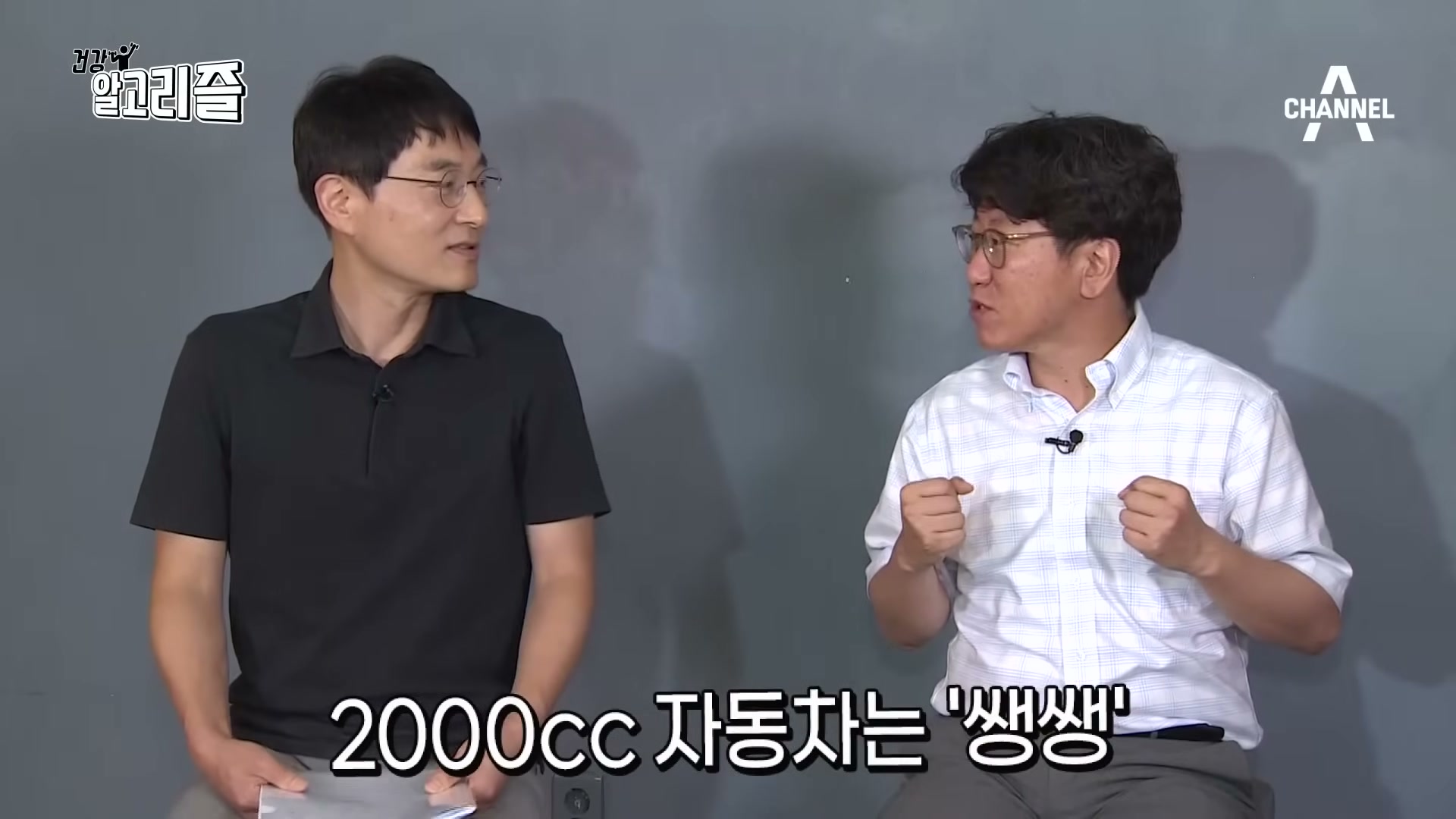 장면 9 — '2000cc 자동차는 쌩쌩' 자막 장면