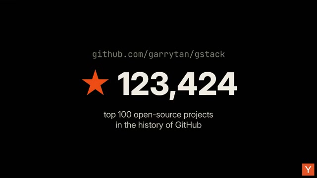 장면 5 — gstack 저장소와 영상 속 스타 수를 보여주는 화면