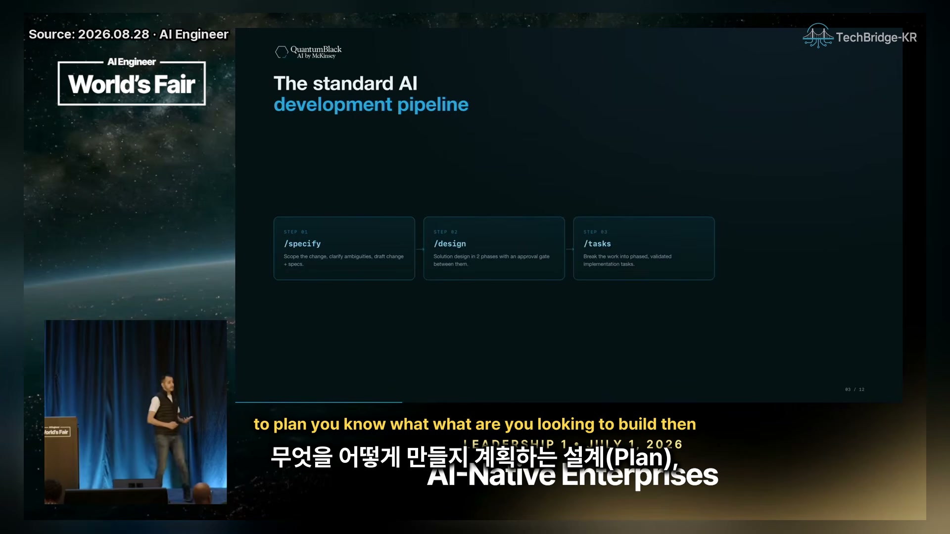 장면 3 — The standard AI development pipeline