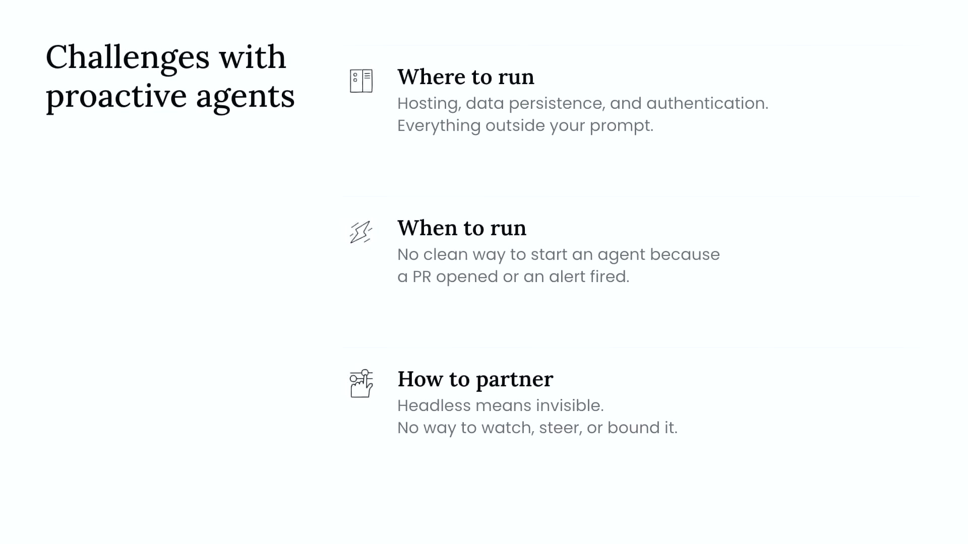 장면 4 — Where/When/How to partner 세 가지 어려움