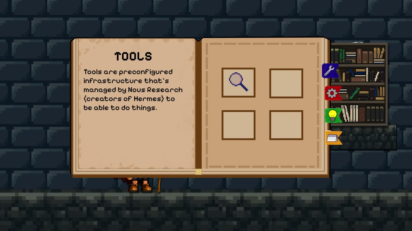 카드 — TOOLS: Tools are preconfigured infrastructure that's managed by Nous Research (creators of Hermes)