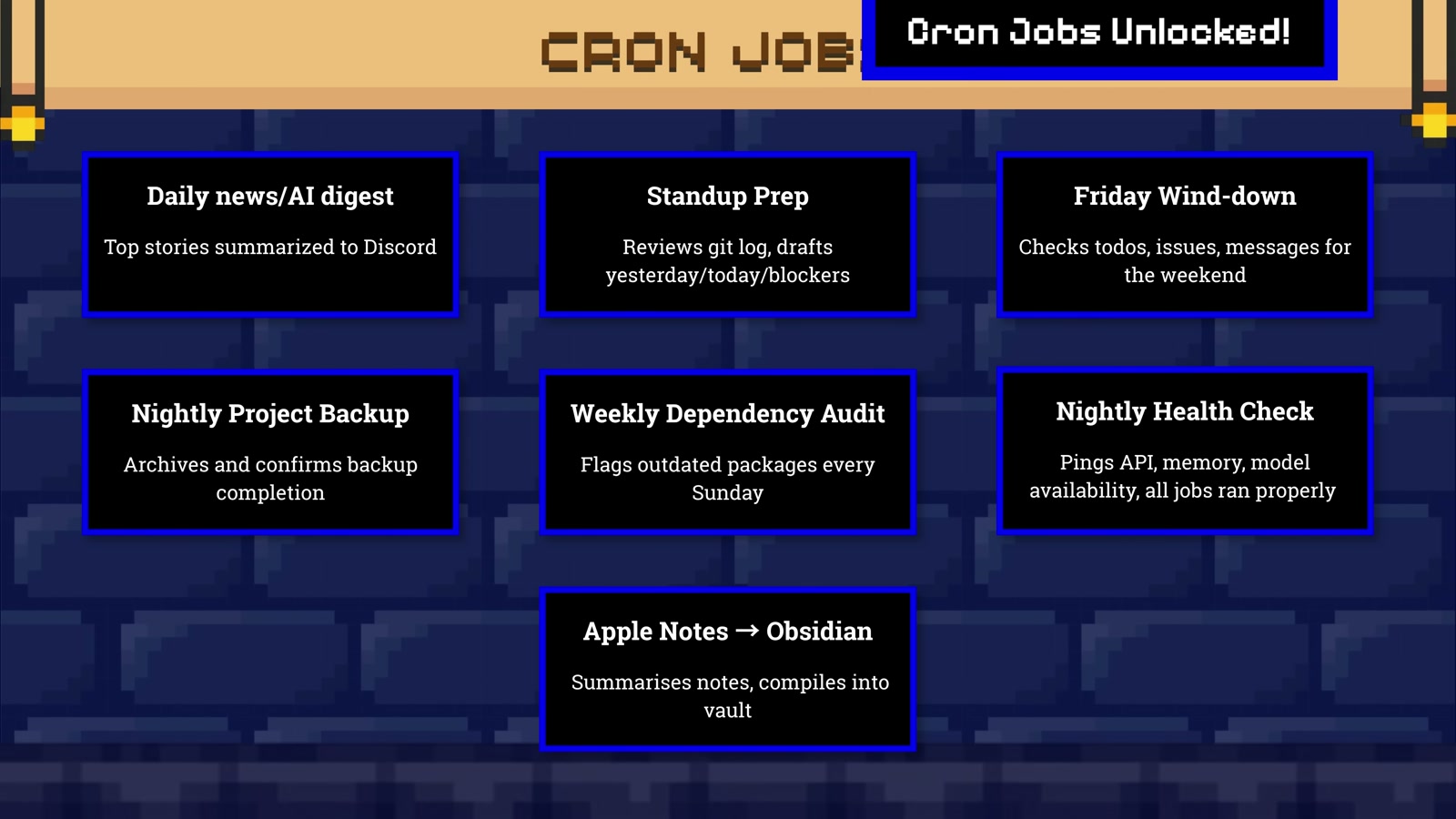 오버레이 — CRON JOBS