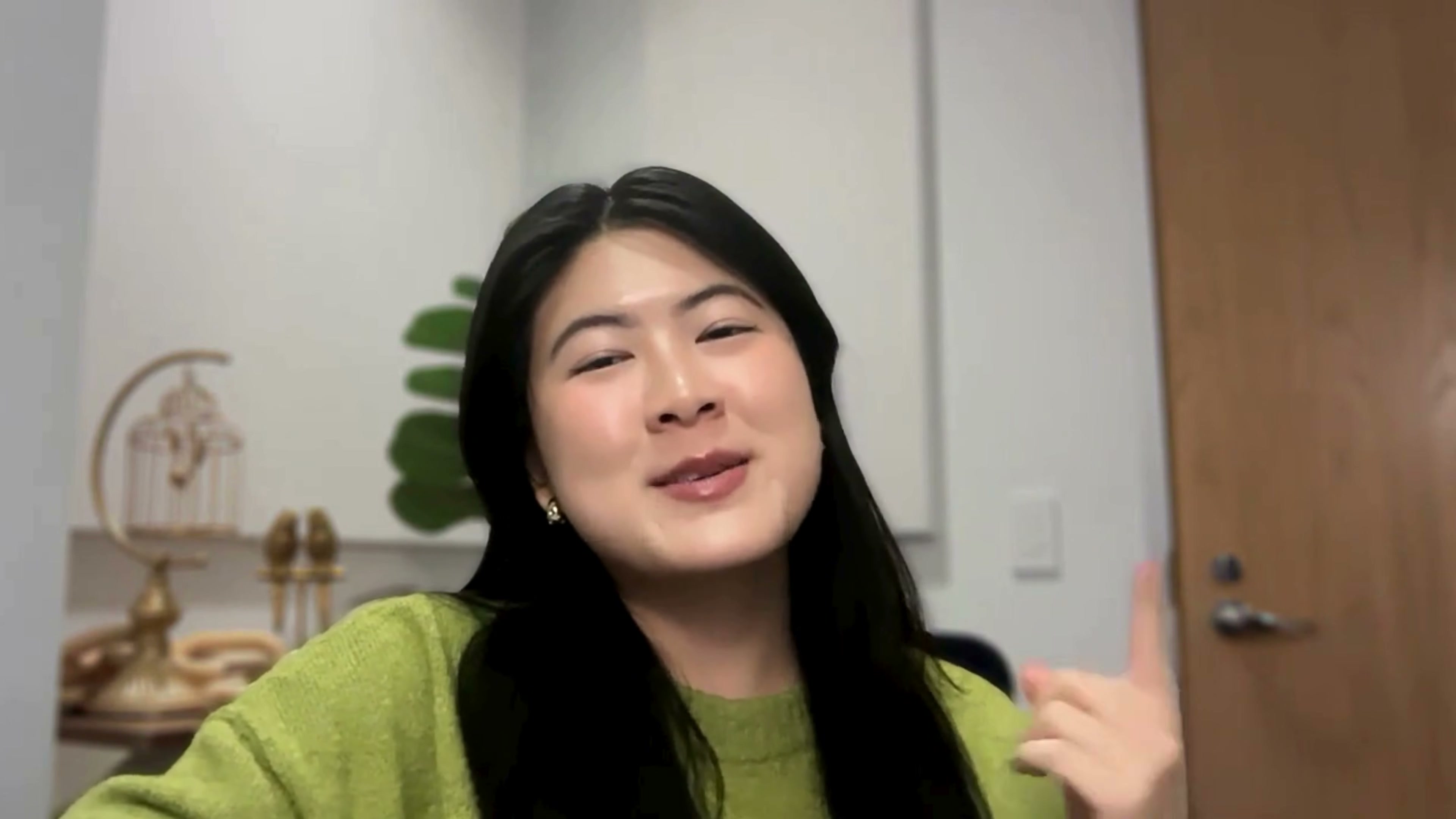 장면 9 — 손가락으로 숫자를 세며 마무리하는 Amy